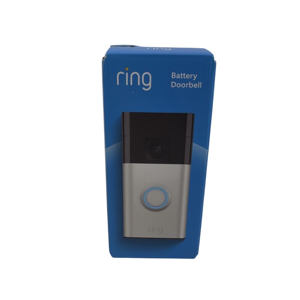 Ring Battery Doorbell 2025 HD Smart WiFi Video Doorbell Satin Nickel New Sealed